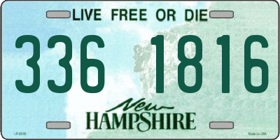 NH license plate 3361816