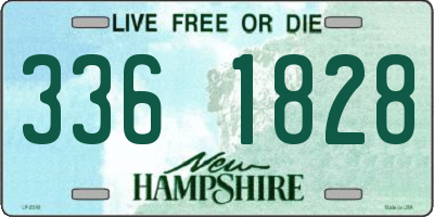 NH license plate 3361828