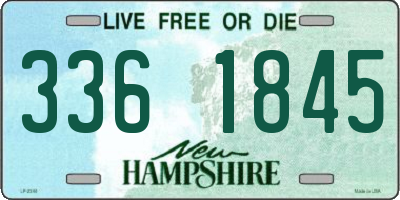 NH license plate 3361845