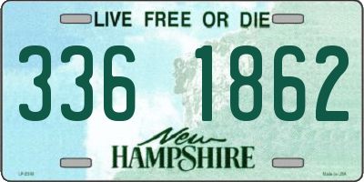 NH license plate 3361862