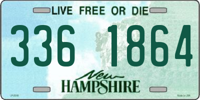 NH license plate 3361864