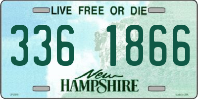 NH license plate 3361866