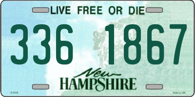 NH license plate 3361867
