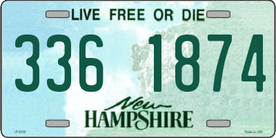 NH license plate 3361874