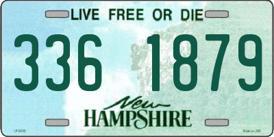 NH license plate 3361879