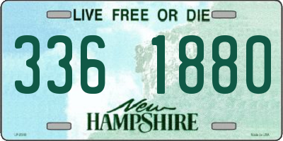 NH license plate 3361880