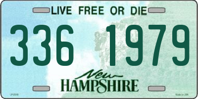 NH license plate 3361979