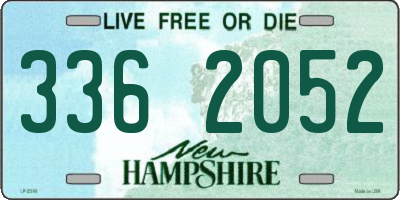 NH license plate 3362052
