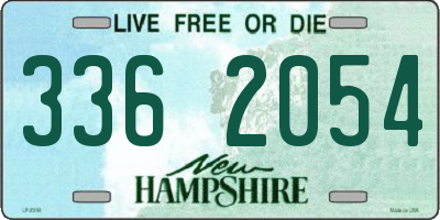 NH license plate 3362054