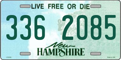 NH license plate 3362085