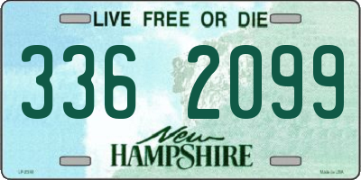 NH license plate 3362099