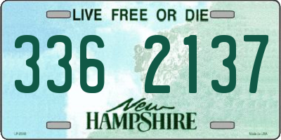 NH license plate 3362137