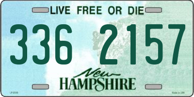 NH license plate 3362157