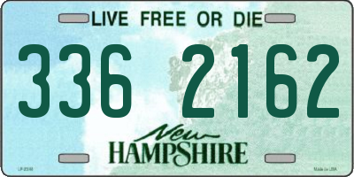 NH license plate 3362162