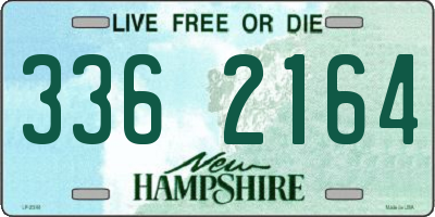 NH license plate 3362164