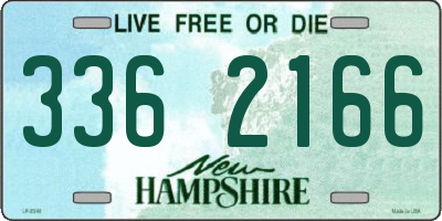 NH license plate 3362166