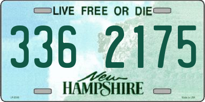 NH license plate 3362175