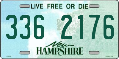 NH license plate 3362176