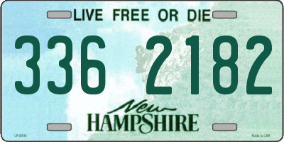 NH license plate 3362182