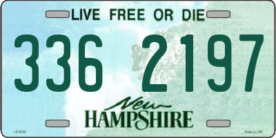 NH license plate 3362197