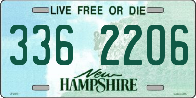 NH license plate 3362206