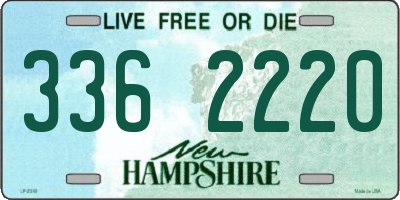 NH license plate 3362220
