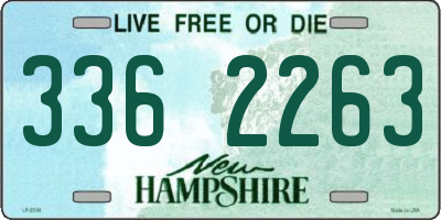 NH license plate 3362263