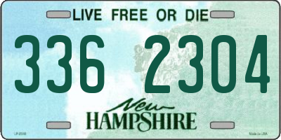 NH license plate 3362304