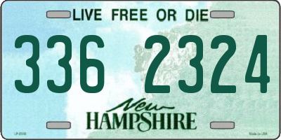 NH license plate 3362324