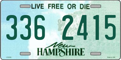 NH license plate 3362415