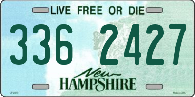 NH license plate 3362427