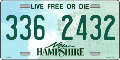 NH license plate 3362432