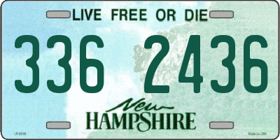 NH license plate 3362436