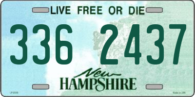 NH license plate 3362437