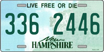 NH license plate 3362446