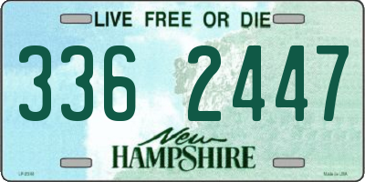 NH license plate 3362447