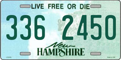 NH license plate 3362450
