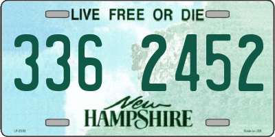 NH license plate 3362452