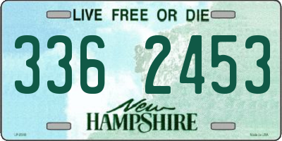 NH license plate 3362453