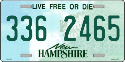 NH license plate 3362465