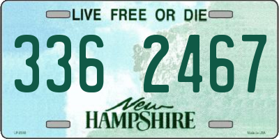 NH license plate 3362467