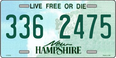 NH license plate 3362475