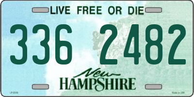 NH license plate 3362482
