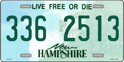 NH license plate 3362513