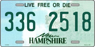 NH license plate 3362518