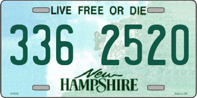 NH license plate 3362520
