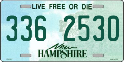 NH license plate 3362530