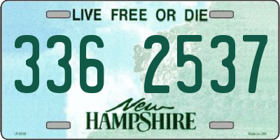 NH license plate 3362537