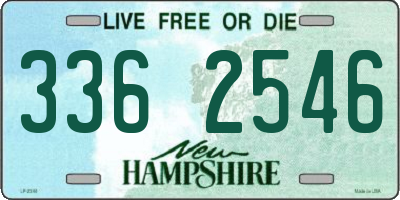NH license plate 3362546