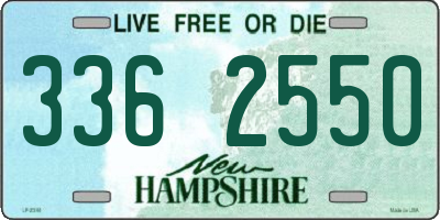 NH license plate 3362550